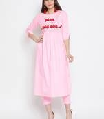 Women Embroidered Kurta Pant Set