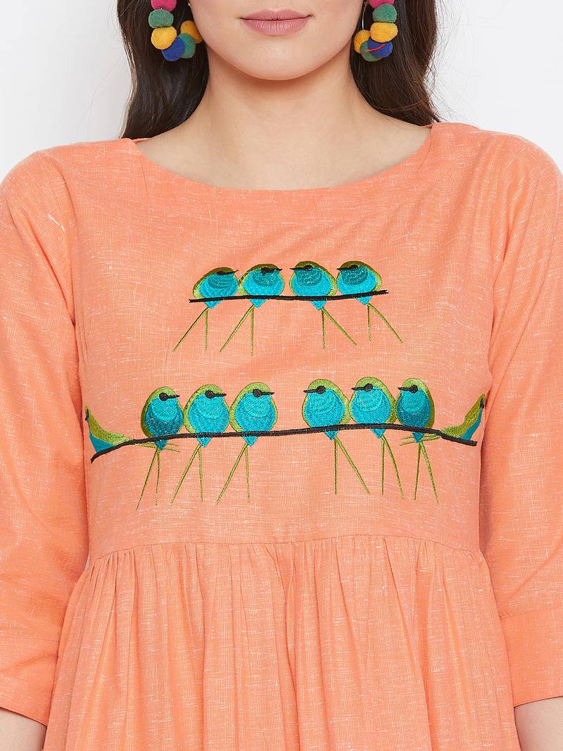 Women Embroidered Kurta Pant Set