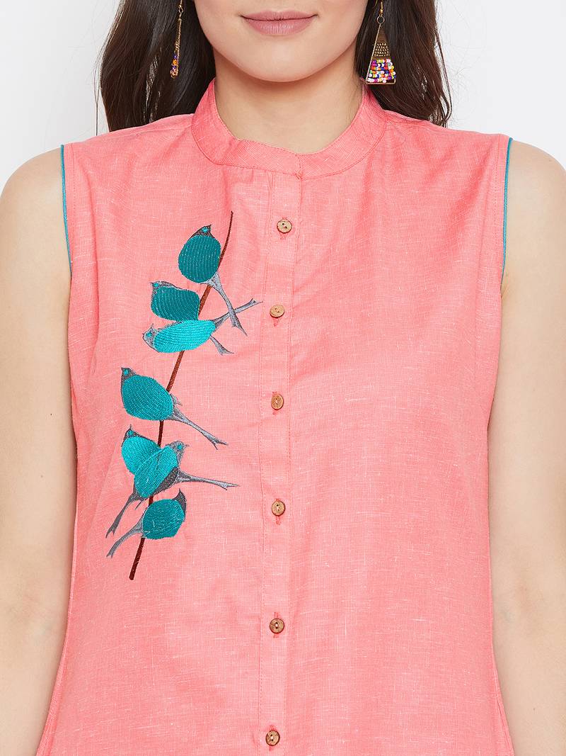 Women Embroidered Kurta Pant Set