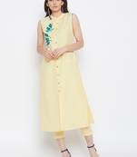 Women Embroidered Kurta Pant Set