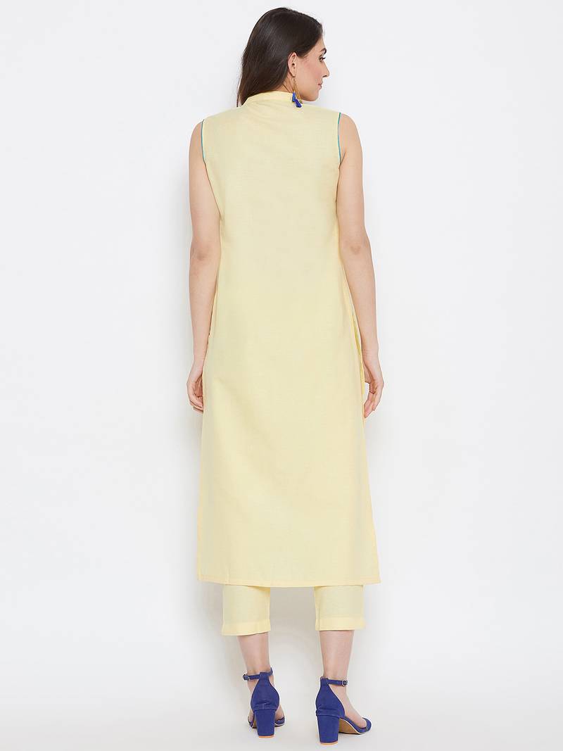 Women Embroidered Kurta Pant Set