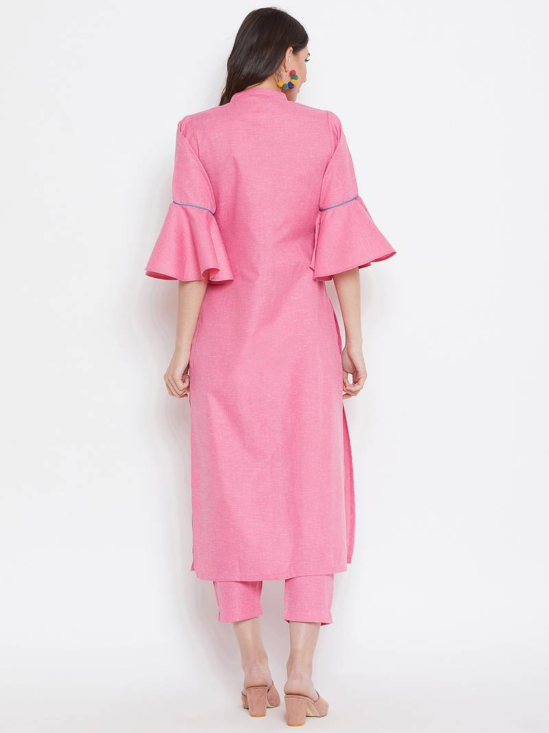 Women Embroidered Kurta Pant Set