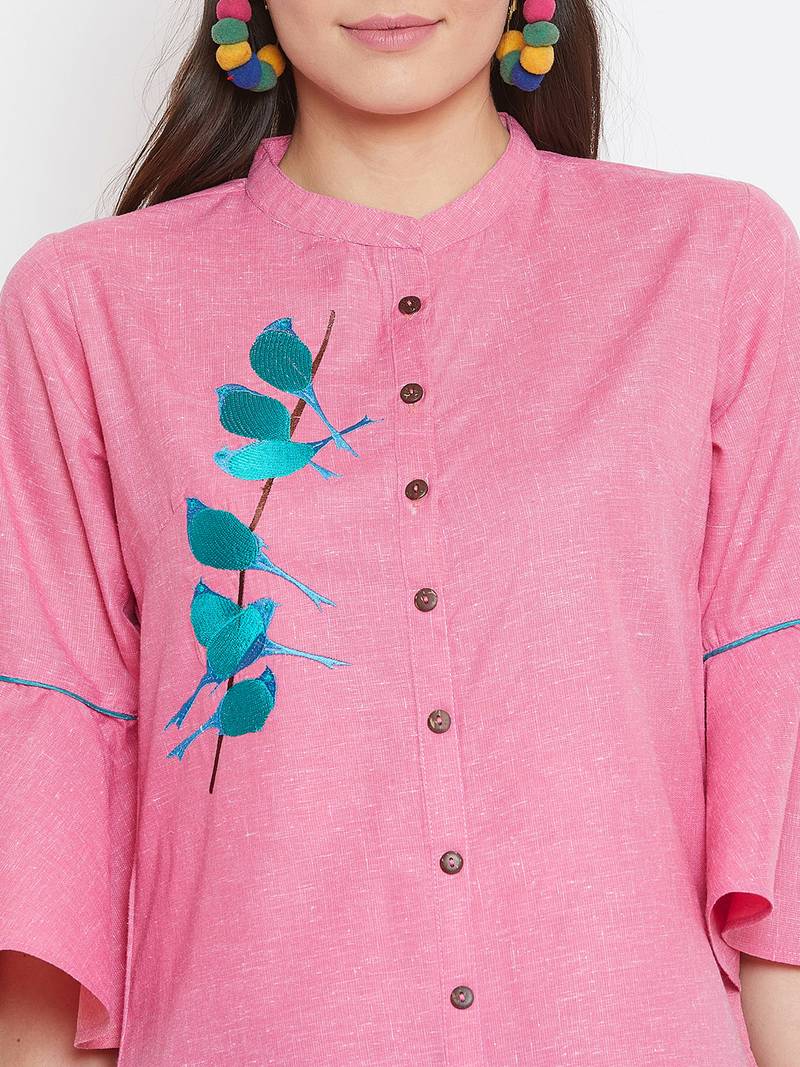 Women Embroidered Kurta Pant Set