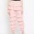 Women Peach Long Layered Ruffle Trouser