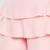 Women Peach Long Layered Ruffle Trouser
