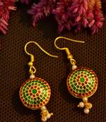 Designer Meenakari Work Dangler Drop Earrings
