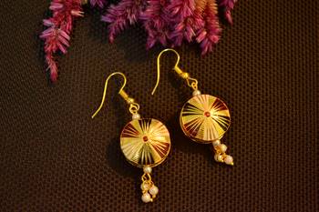 Designer Meenakari Work Dangler Drop Earrings 1