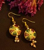 Designer Meenakari Work Dangler Drop Earrings