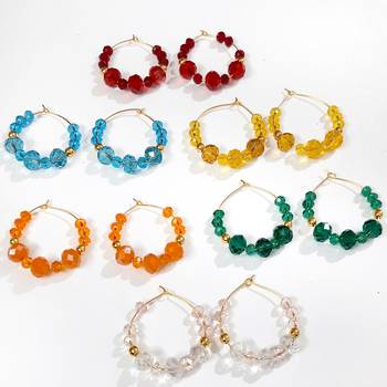 Multicolor crystal hoops 1