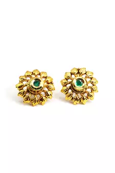 antique Gold Plated Alloy Earrings