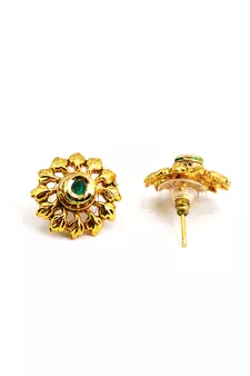 antique Gold Plated Alloy Earrings