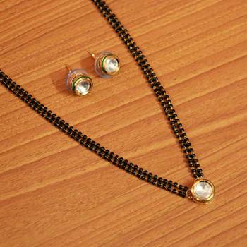 White mangalsutra 1