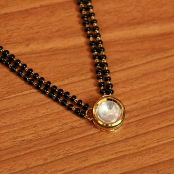 White mangalsutra 2