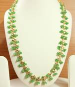 Green crystal necklaces