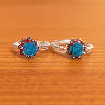 Turquoise toe-rings 1