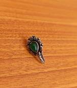 Green nose-ring