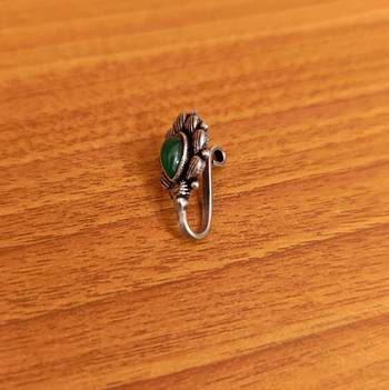 Green nose-ring 2