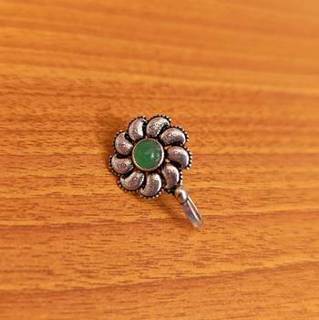 Green nose-ring 1