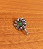 Green nose-ring