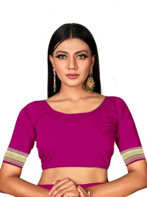 Mehrang Pink Woven Banarasi Silk Saree with Blouse  4