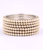 White bangles-and-bracelets