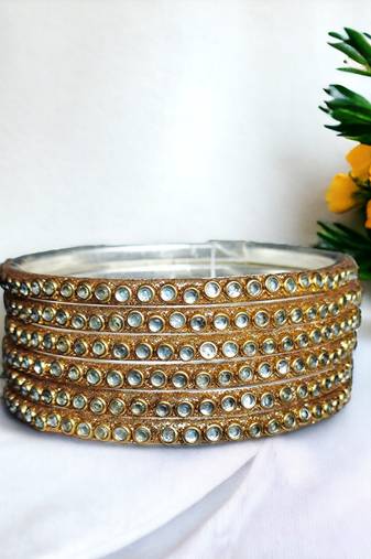 Gold bangles-and-bracelets