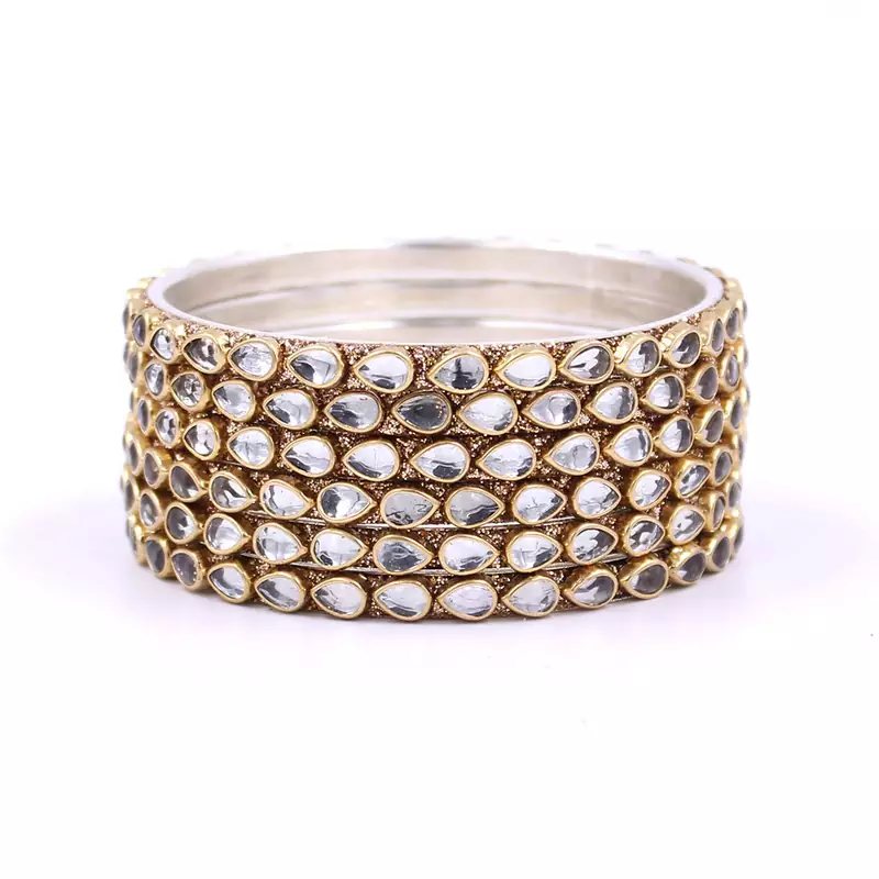 White bangles-and-bracelets