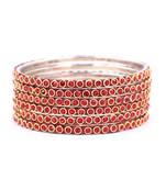 Red bangles-and-bracelets