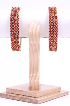 Red bangles-and-bracelets