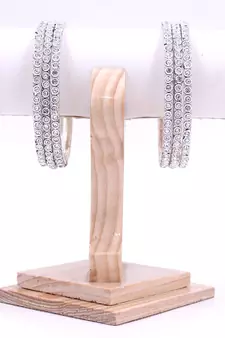 Silver bangles-and-bracelets