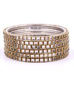 White bangles-and-bracelets