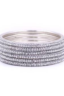 Silver bangles-and-bracelets