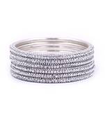 Silver bangles-and-bracelets