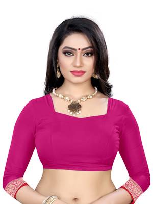Mehrang Pink Woven Banarasi Silk Saree with Blouse 4