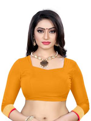 Mehrang Yellow Woven Banarasi Silk Saree with Blouse 4