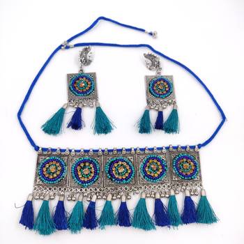 Blue crystal chokers 2