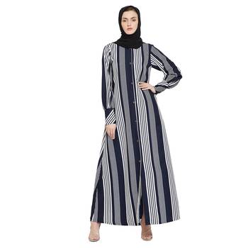 Multicolor plain crepe abaya 2