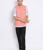 3Pc Kurta Waistcoat Trouser