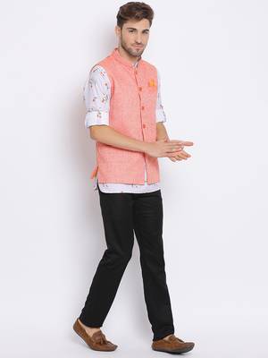 3Pc Kurta Waistcoat Trouser 3