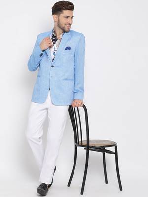 3Pc Kurta Pyjama and Waistcoat Set 5