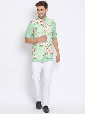 3Pc Kurta Waistcoat Trouser 1
