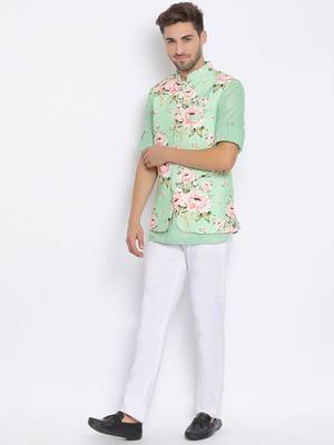 3Pc Kurta Waistcoat Trouser 2
