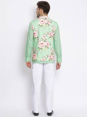 3Pc Kurta Waistcoat Trouser 4