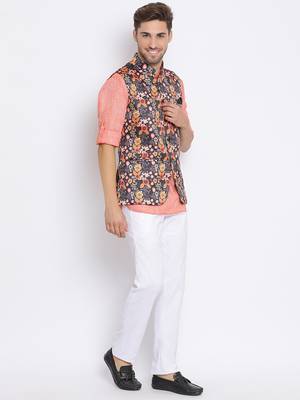 3Pc Kurta Waistcoat Trouser 3