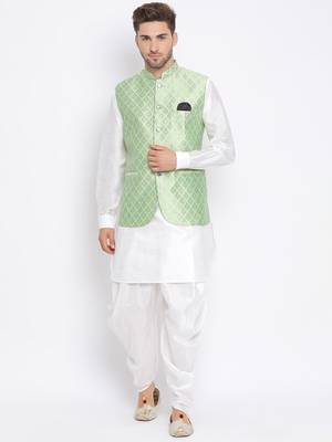 3Pc Kurta Harem and waistcoat 1