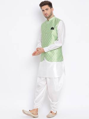 3Pc Kurta Harem and waistcoat 2