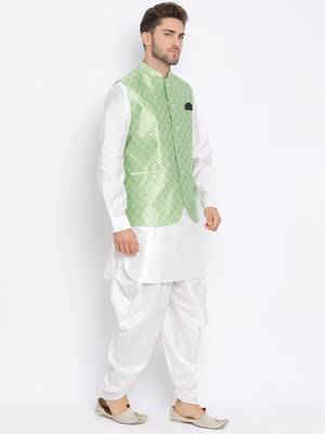 3Pc Kurta Harem and waistcoat 3