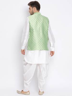 3Pc Kurta Harem and waistcoat 4