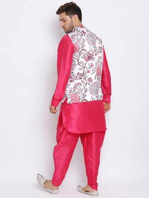 3Pc Kurta Harem and waistcoat 4