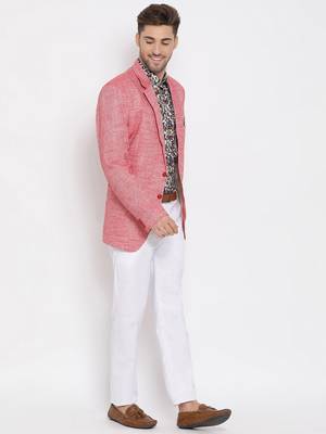 3 Pc Blazer Shirt and Trouser Set 3